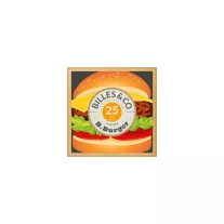 Billes&Co B-burger mini üveggolyó készlet