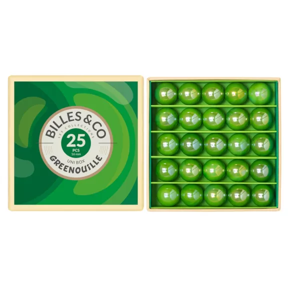 Billes&Co Greenouille mini üveggolyó készlet Billes&Co Greenouille mini üveggolyó készlet