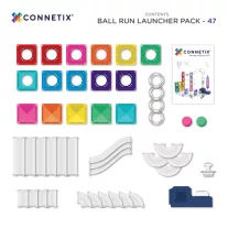 CONNETIX golyópálya kilövő szett - 47 db