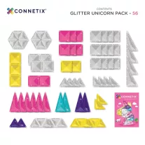 CONNETIX Glitter Unicorn Pack - 56 db