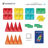 CONNETIX fény rakéta szett - 30 db