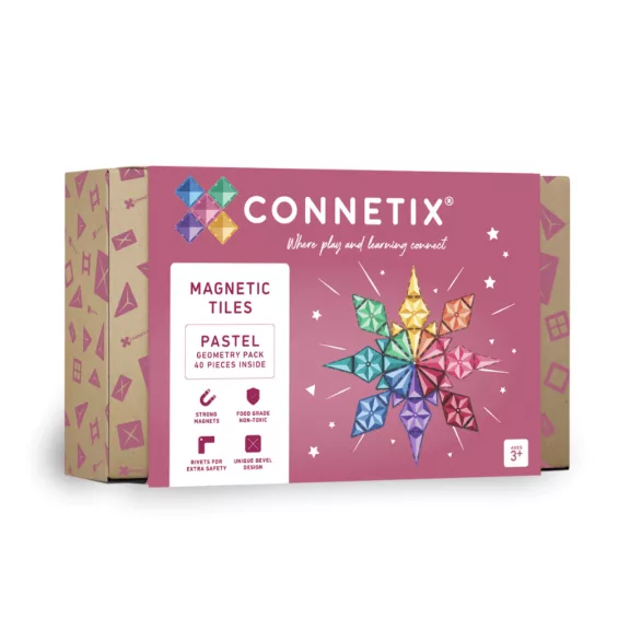 CONNETIX Pastel Geometry Pack 40 db doboza CONNETIX Pastel Geometry Pack 40 db doboza