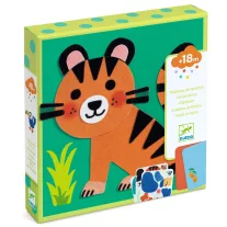   Djeco Kollázs műhely - Puha állatok filcből - Soft Animals