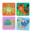 Djeco Kollázs műhely - Puha állatok filcből - Soft Animals