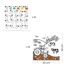 Djeco Meglepetés adagoló színező - Tanya - Coloring dispenser, Farm Djeco Meglepetés adagoló színező - Tanya - Coloring dispenser, Farm