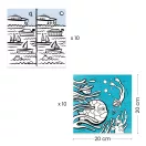 Djeco Meglepetés adagoló színező - Óceán - Coloring dispenser, Ocean Djeco Meglepetés adagoló színező - Óceán - Coloring dispenser, Ocean