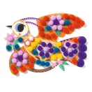 Djeco Pompom-kép készítő - Puha mintázatok - Assortments Djeco Pompom-kép készítő - Puha mintázatok - Assortments
