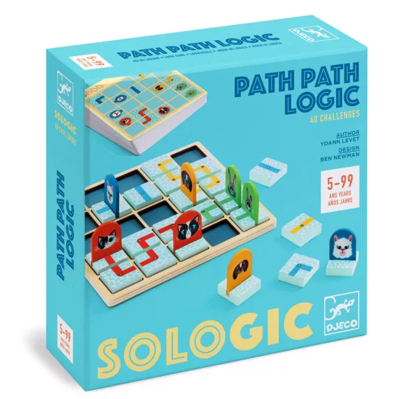 Djeco Logikai játék - Jellemző - Path Path Logic Djeco Logikai játék - Jellemző - Path Path Logic