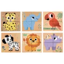 Djeco forgatható állatos kockakirakó puzzle állatai Djeco forgatható állatos kockakirakó puzzle állatai