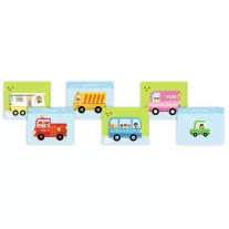   Djeco Mágneses képkirakó - Variációk 12 járműre - Inzebox Vehicles