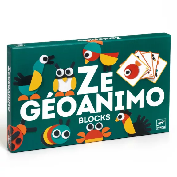 Djeco Képkirakó - Geometrikus állatképek - Ze Geoanimo Djeco Képkirakó - Geometrikus állatképek - Ze Geoanimo