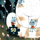 Djeco Varázs puzzle - Macskusz, 50 db-os - Cuddly cats Djeco Varázs puzzle - Macskusz, 50 db-os - Cuddly cats