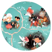 Djeco Mese puzzle - Pinokkió, 54 db-os - Pinocchio