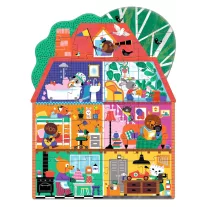   Djeco Óriás puzzle - A Kisbarátok Háza, 36 db-os - The Little Buddies' House
