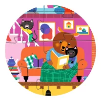   Djeco Óriás puzzle - A Kisbarátok Háza, 36 db-os - The Little Buddies' House