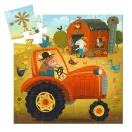 Djeco Formadobozos puzzle - Traktor, 16 db-os - The tractor Djeco Formadobozos puzzle - Traktor, 16 db-os - The tractor