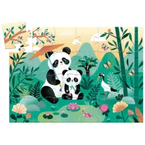 Djeco - Formadobozos puzzle - Pici Panda Cuki, 24 db-os