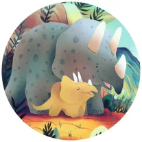   Djeco Formadobozos puzzle - Teo a kis dínó, 24 db-os - Teo the dino