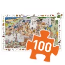Djeco Megfigyeltető puzzle - Bevehetetlen vár, 100 db-os - Fortified castle Djeco Megfigyeltető puzzle - Bevehetetlen vár, 100 db-os - Fortified castle