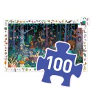 Djeco Megfigyeltető puzzle - Elvarázsolt erdő, 100 db-os - Enchanted Forest Djeco Megfigyeltető puzzle - Elvarázsolt erdő, 100 db-os - Enchanted Forest