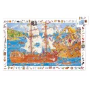 Djeco Megfigyeltető puzzle - Kalózok, 100 db-os - Pirates Djeco Megfigyeltető puzzle - Kalózok, 100 db-os - Pirates