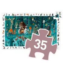   Djeco Megfigyeltető puzzle - Zenekar, 35 db-os - The orchestra