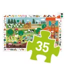 Djeco Megfigyeltető puzzle - A farm, 35 db-os - The farm Djeco Megfigyeltető puzzle - A farm, 35 db-os - The farm