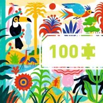   Djeco Művész puzzle - Dzsungel - 100 db-os - Jungle - DJ07619