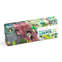   Djeco Művész puzzle - Baglyok és madarak, 1000 db-os - Owls and birds