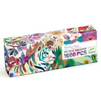  Djeco Művész puzzle - Szivárványos tigrisek - 1000 db-os - Rainbow Tigers - DJ07647