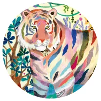   Djeco Művész puzzle - Szivárványos tigrisek - 1000 db-os - Rainbow Tigers - DJ07647