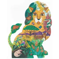 Djeco Művész puzzle - Oroszlán, 350 db-os - Lion