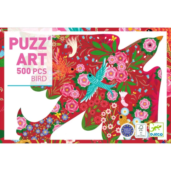 Djeco Művész puzzle - Madár - 500 db-os - Bird Djeco Művész puzzle - Madár - 500 db-os - Bird