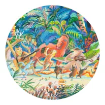   Djeco Művész puzzle - Erdei zenekar, 200 db-os - Woods music Band