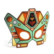   Djeco - Csináld magad! - Fémfóliás Robot arcmaszkok - Super robots