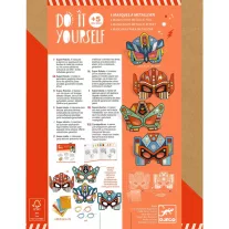   Djeco - Csináld magad! - Fémfóliás Robot arcmaszkok - Super robots