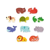 Djeco Párosító puzzle - Állatos, 20 db-os - Animals