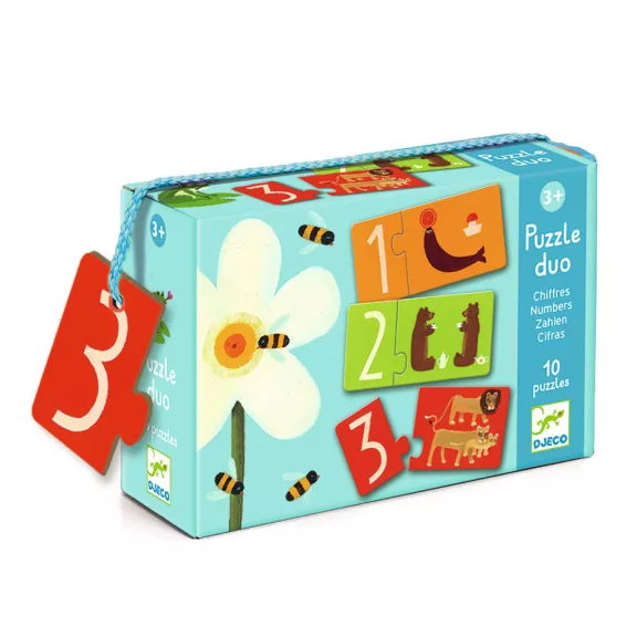 Djeco Párosító puzzle - Számok, 20 db-os - Numbers Djeco Párosító puzzle - Számok, 20 db-os - Numbers