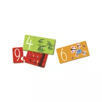 Djeco Párosító puzzle - Számok, 20 db-os - Numbers