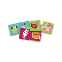 Djeco Párosító puzzle - Ki hol lakik, 20 db-os - Habitat