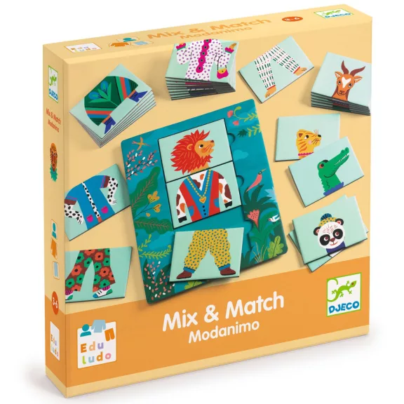 djeco_eduludo Mix and Match Modanimo_allatdivat djeco_eduludo Mix and Match Modanimo_allatdivat