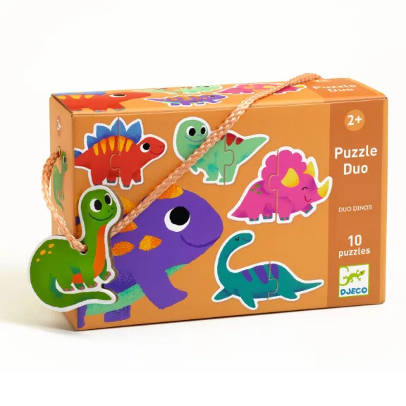 Djeco Párosító puzzle - Dinócskák - Duo Dinos Djeco Párosító puzzle - Dinócskák - Duo Dinos