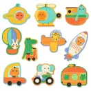 Djeco Párosító puzzle - Járművek, 20 db-os - Duo Vehicles Djeco Párosító puzzle - Járművek, 20 db-os - Duo Vehicles