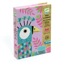   Djeco - Homokkép készítés - Káprázatos madarak - Dazzling birds