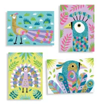   Djeco - Homokkép készítés - Káprázatos madarak - Dazzling birds