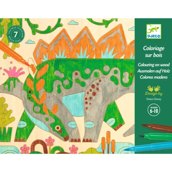 Djeco - Művészeti műhely - Színező, Dinóvilág - Dino world Djeco - Művészeti műhely - Színező, Dinóvilág - Dino world