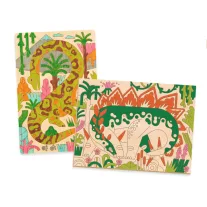   Djeco - Művészeti műhely - Színező, Dinóvilág - Dino world