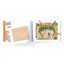   Djeco - Művészeti műhely - Színező, Dinóvilág - Dino world