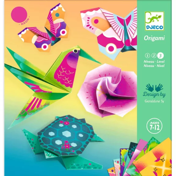 Djeco - Origami - Trópusokon - Tropics Djeco - Origami - Trópusokon - Tropics