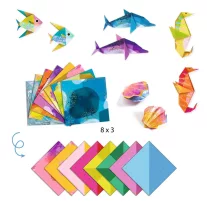 Djeco - Origami - Tengeri élőlények - Sea creatures
